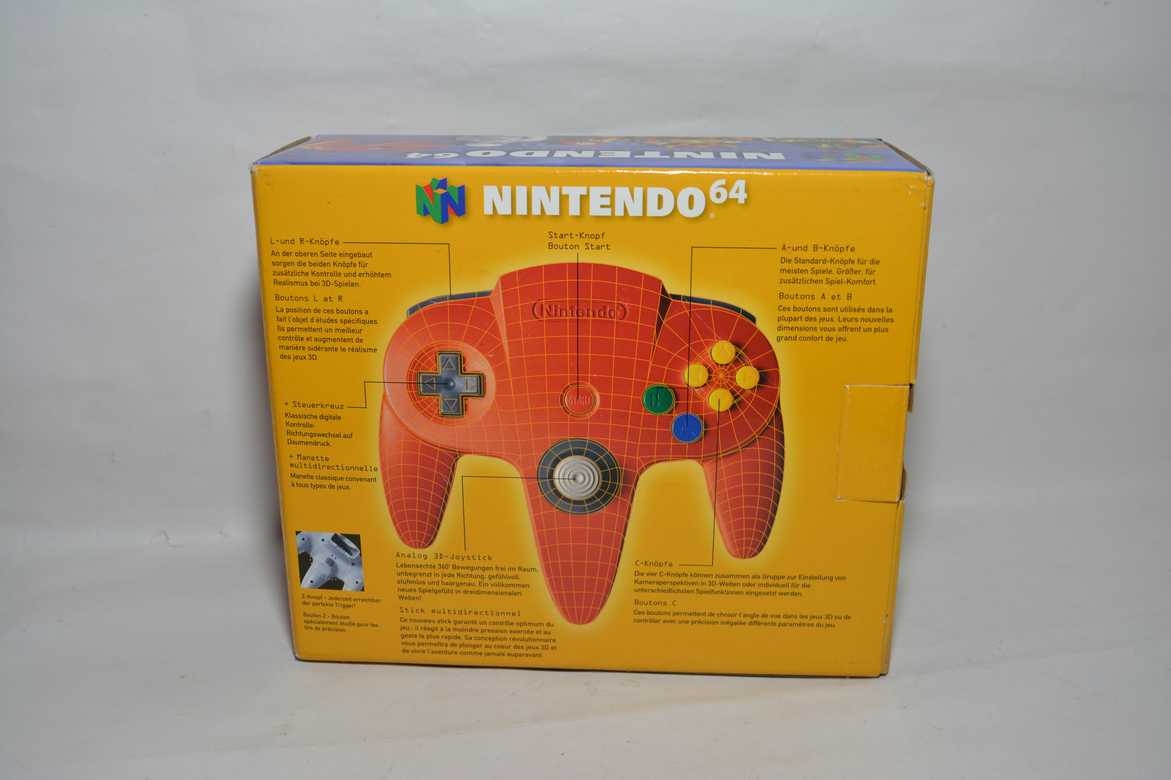 Original Nintendo 64 Controller (Rot / Red) – N64 (OVP)