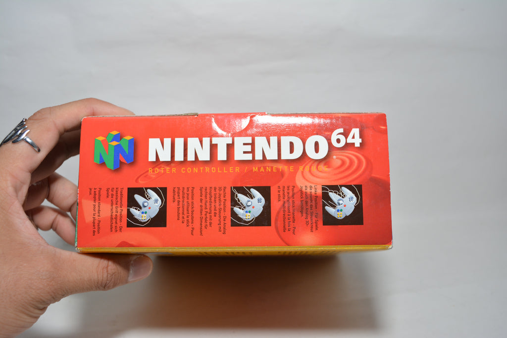 Original Nintendo 64 Controller (Rot / Red) – N64 (OVP)