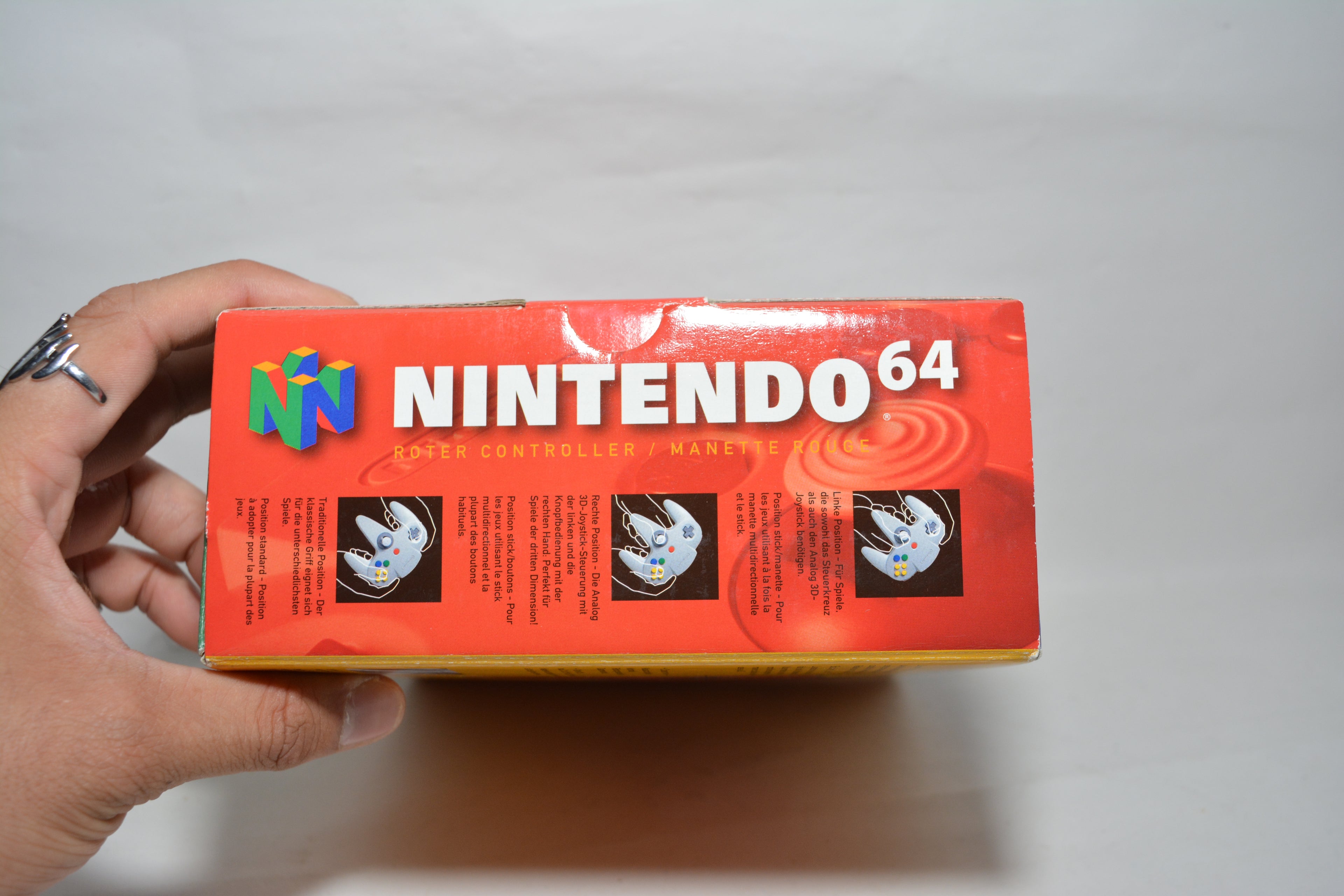 Original Nintendo 64 Controller (Rot / Red) – N64 (OVP)
