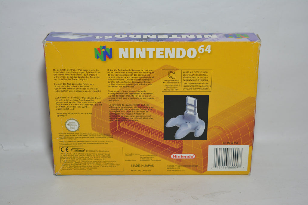 Nintendo 64 Controller/Memory Pak OVP
