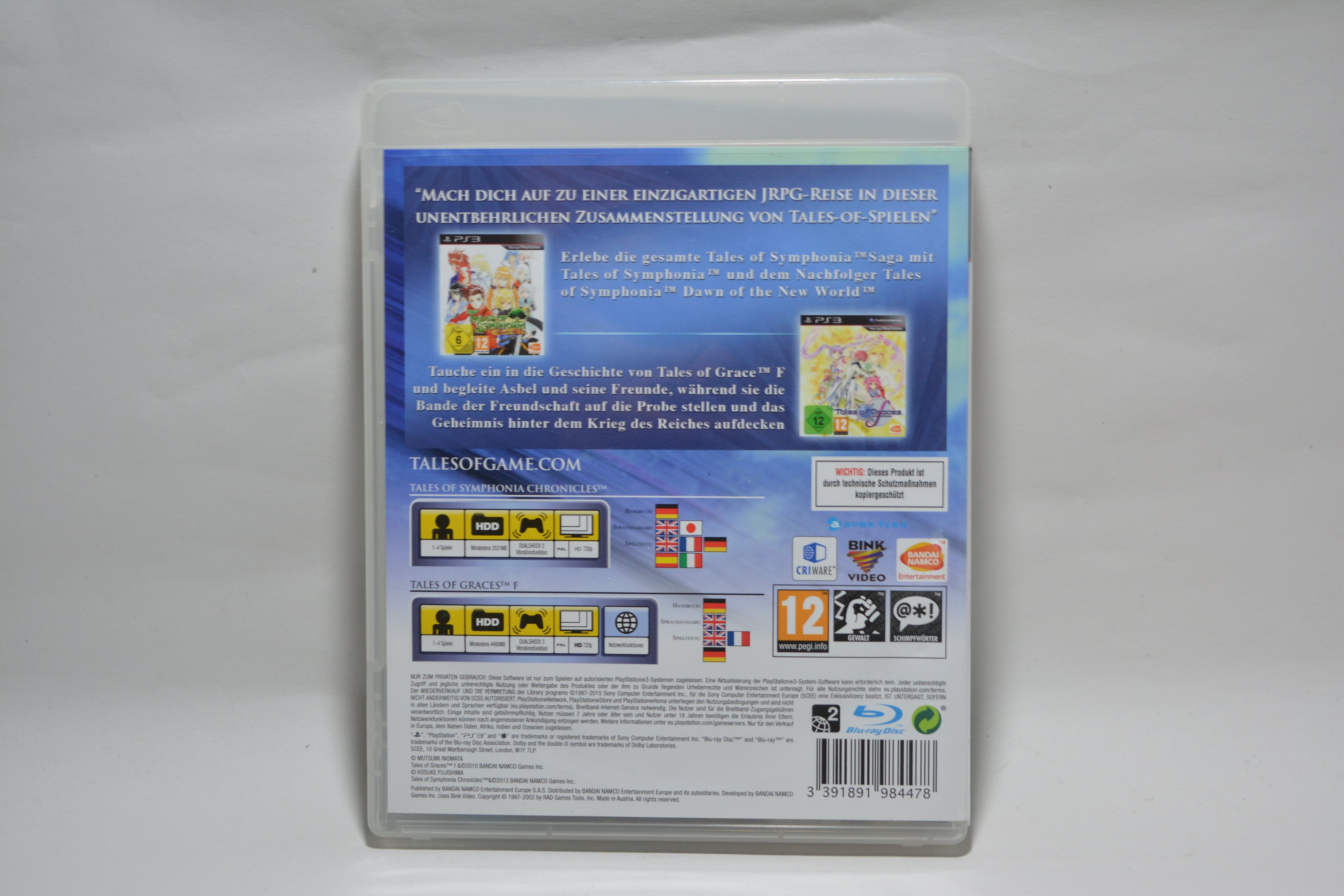 Tales of Graces F & Tales of Symphonia Chronicles