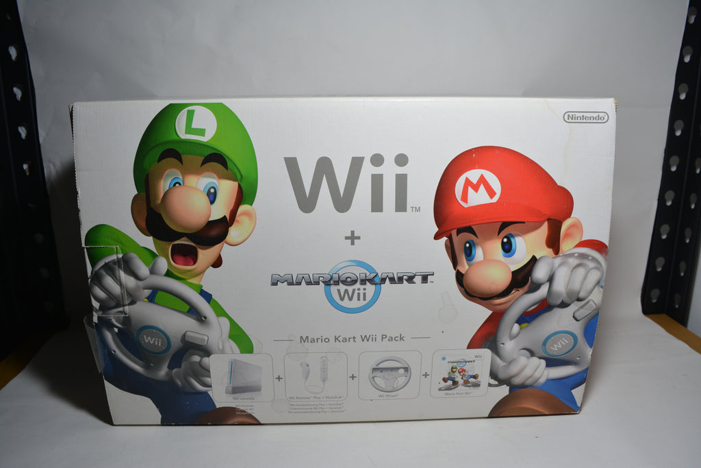 Nintendo Wii Konsole - OVP Mario Kart Paket!