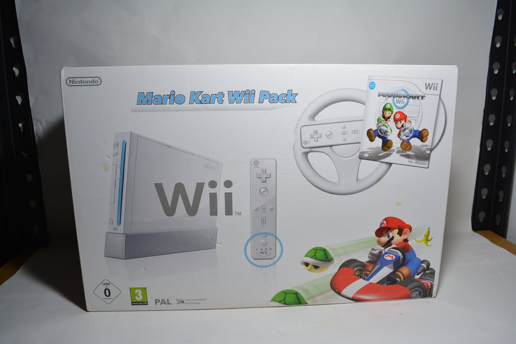 Nintendo Wii Konsole - OVP Mario Kart Paket!