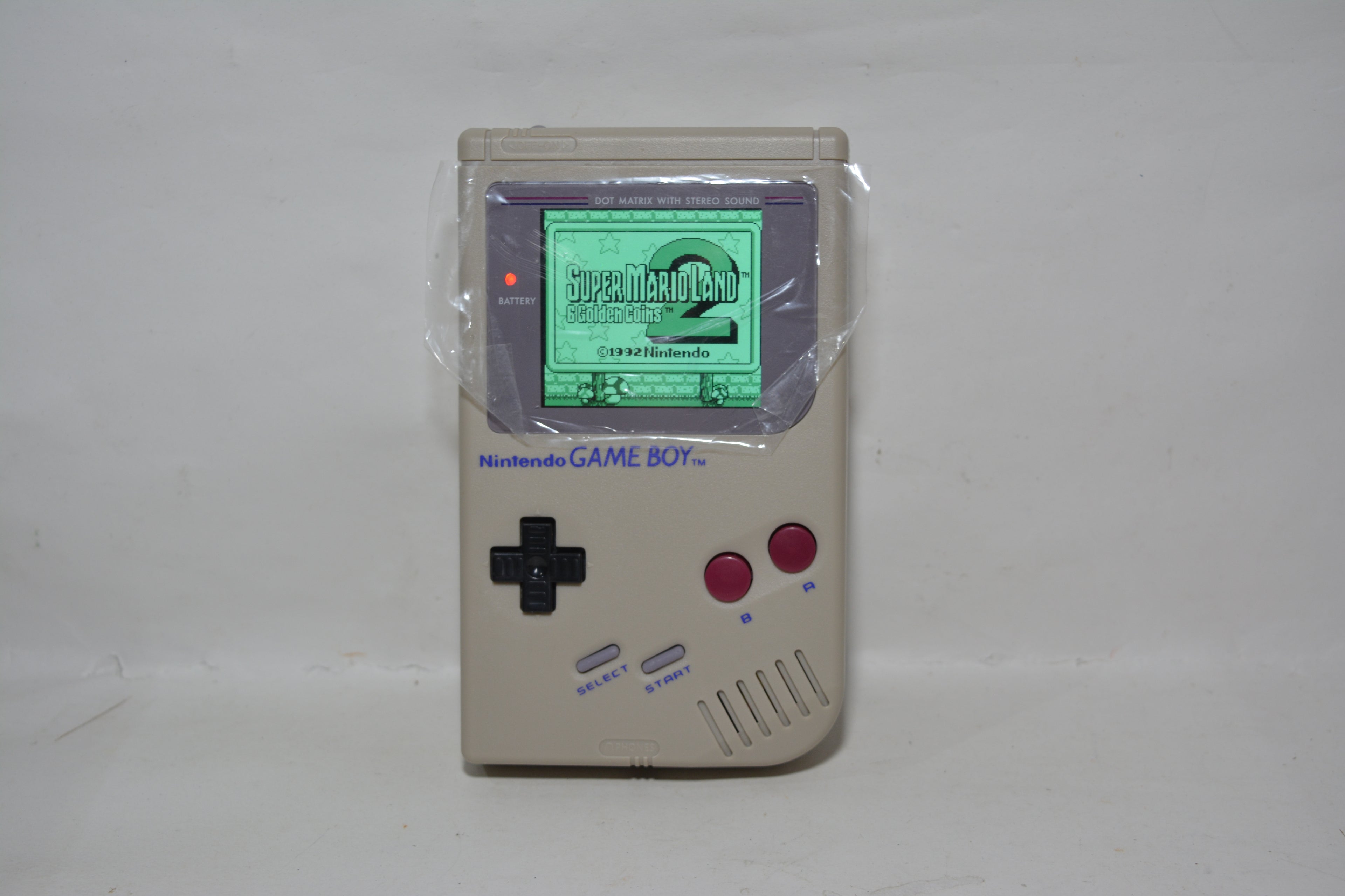 Nintendo Game Boy DMG-01 – Restauriert; IPS Mod (Originalgehäuse)