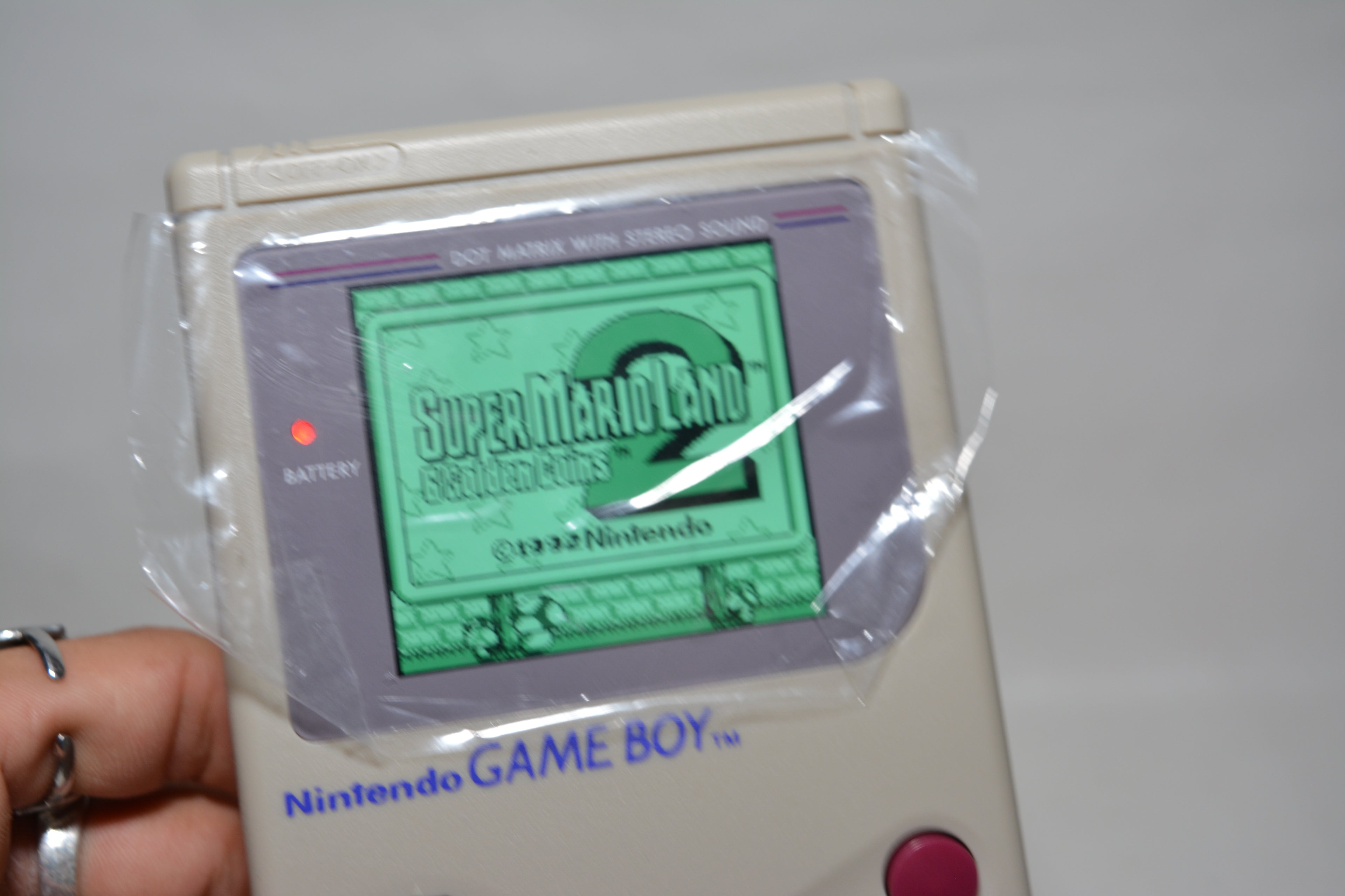 Nintendo Game Boy DMG-01 – Restauriert; IPS Mod (Originalgehäuse)