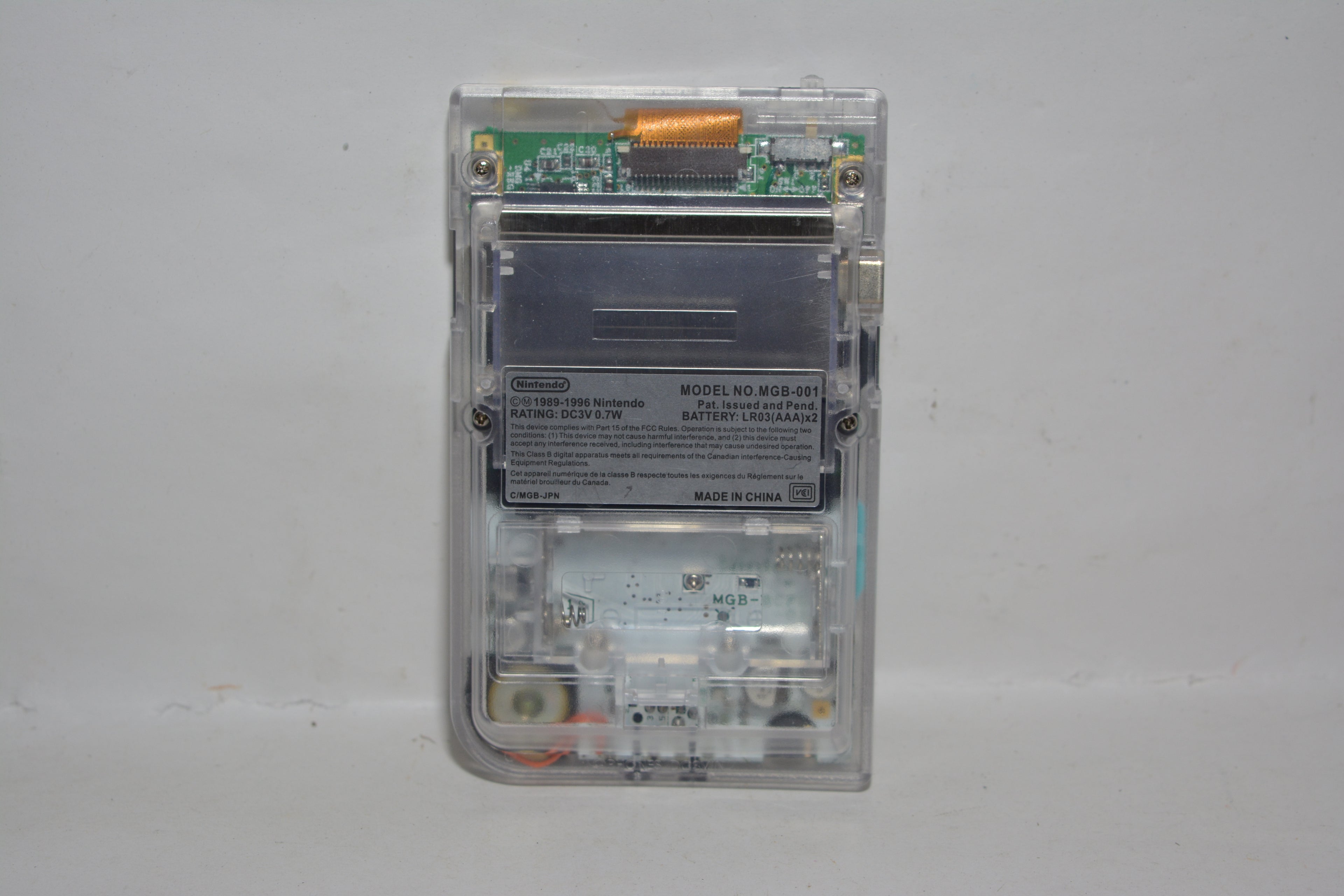 Nintendo Game Boy Pocket (Transparent) – Restauriert; IPS Mod