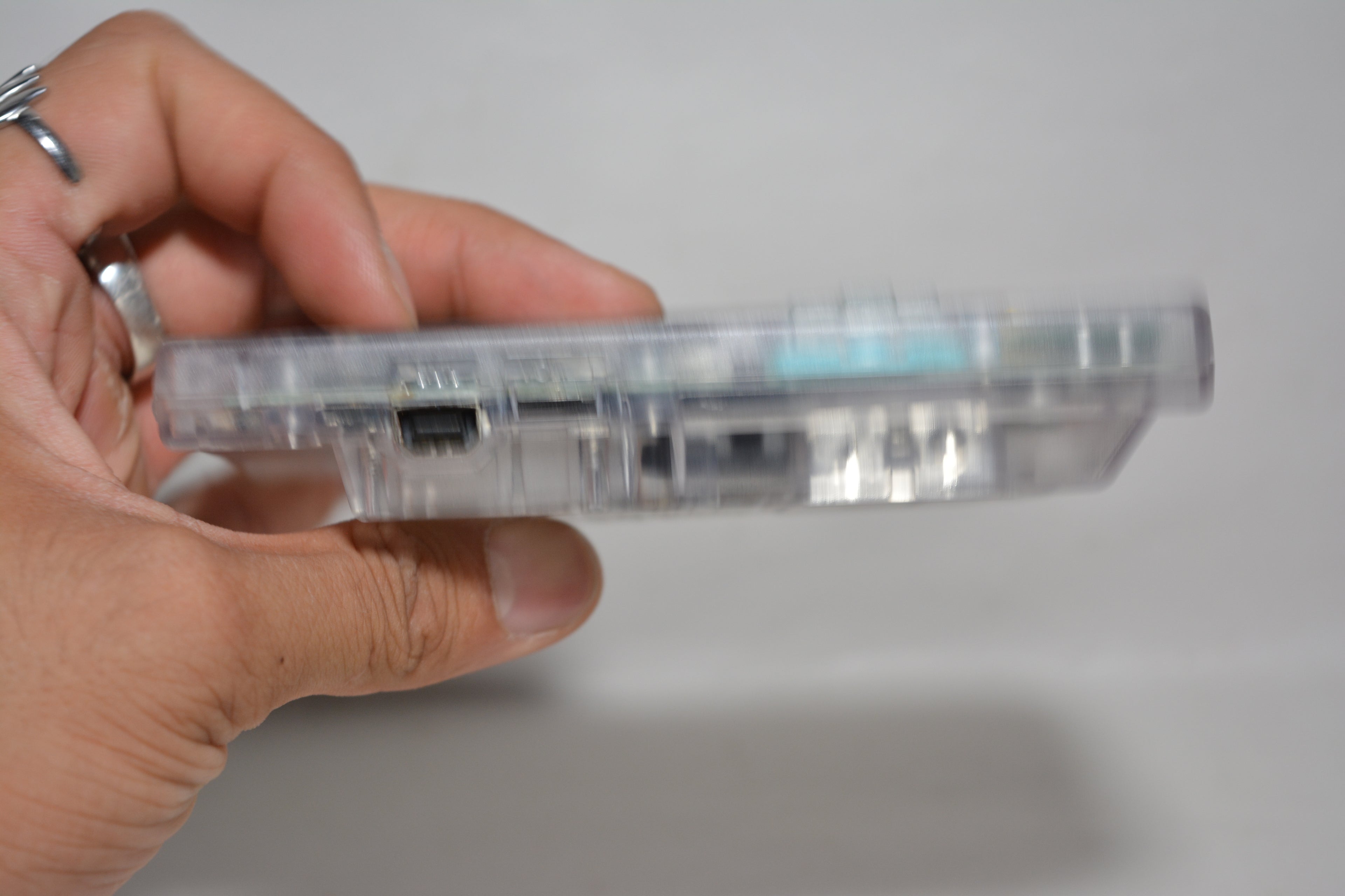 Nintendo Game Boy Pocket (Transparent) – Restauriert; IPS Mod