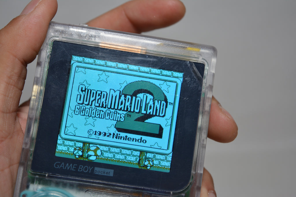 Nintendo Game Boy Pocket (Transparent) – Restauriert; IPS Mod