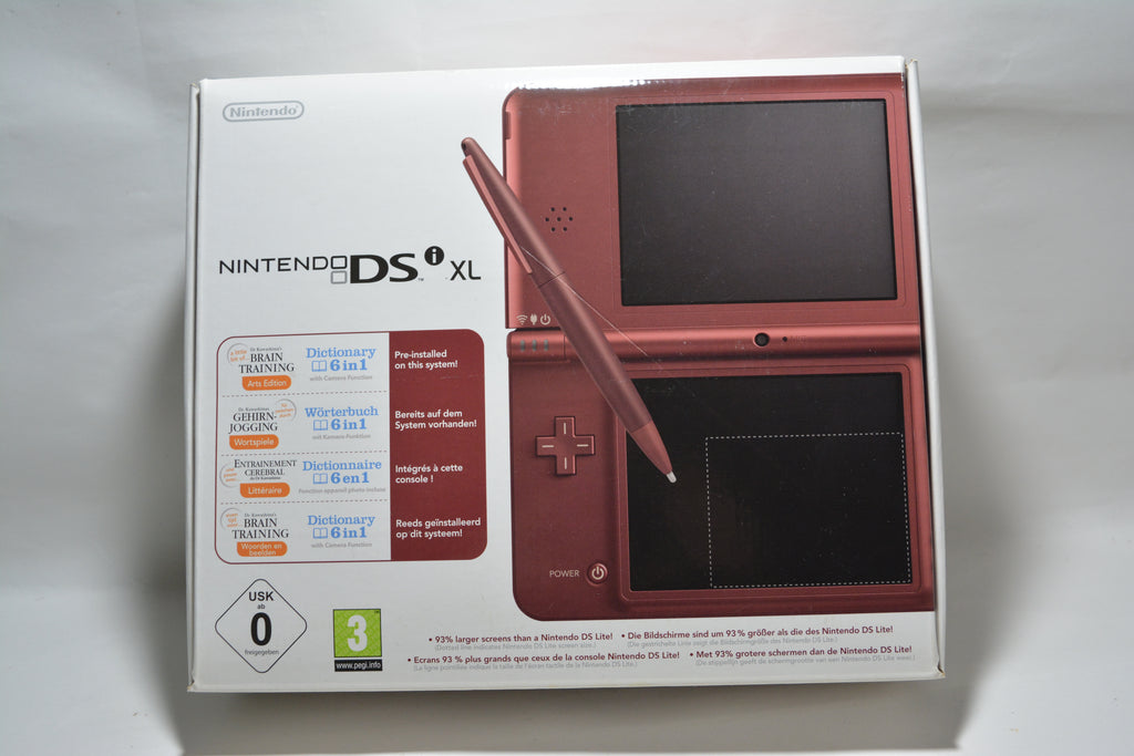 Nintendo DSi XL (Wein-rot)
