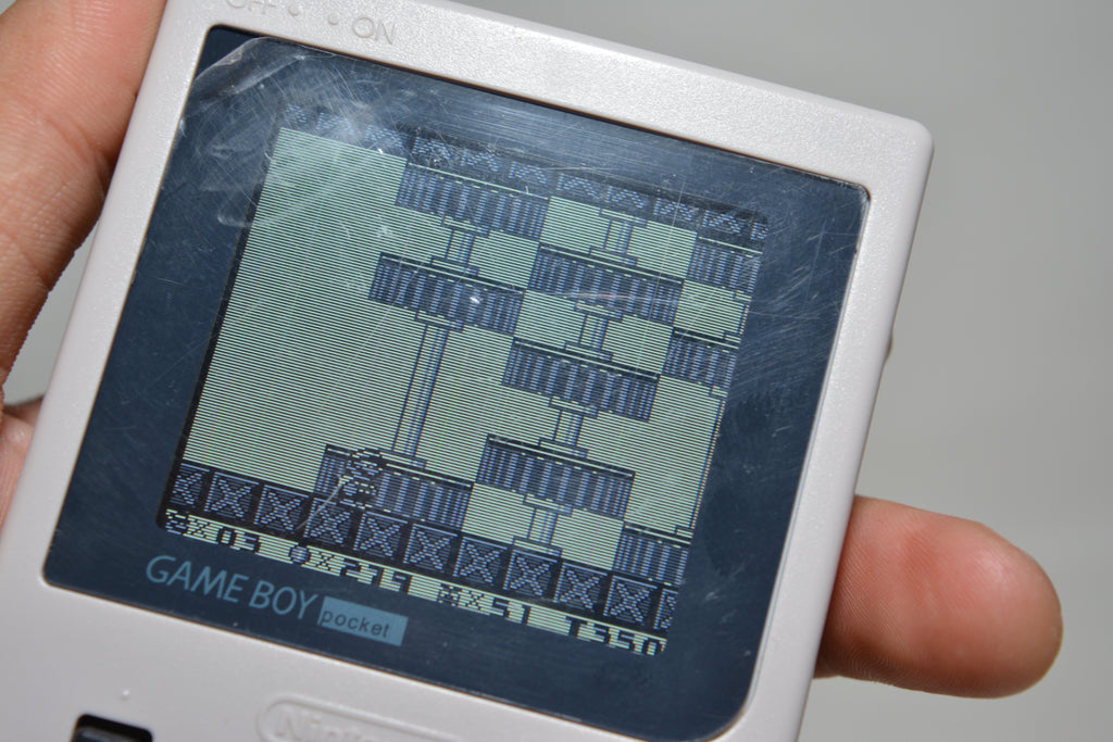 Nintendo Game Boy Pocket (DMG Style) – Restauriert; IPS Mod