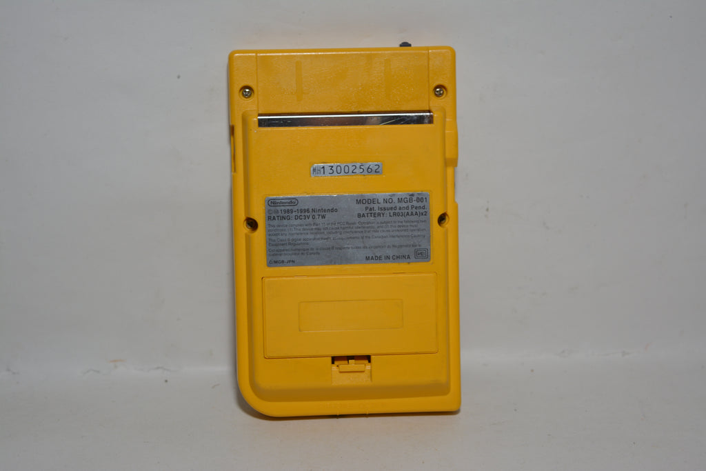 Nintendo Game Boy Pocket (Gelb) – Komplett Original & Restauriert (Neues Displayglas)