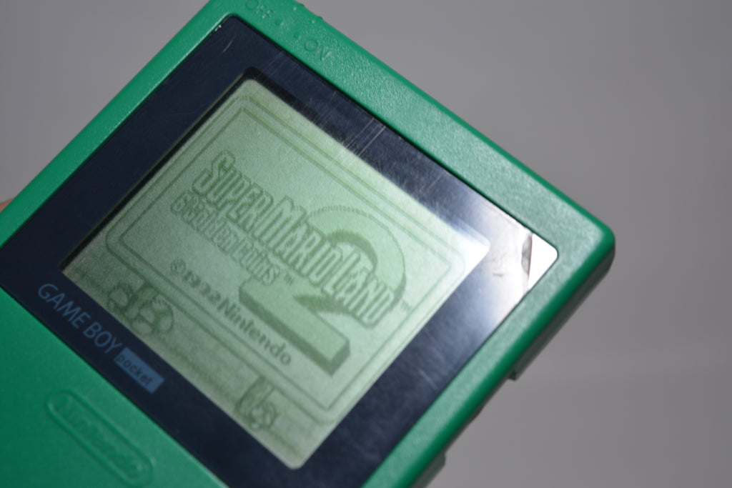 Nintendo Game Boy Pocket (Grün) – Komplett Origin Restauriert (Neues Displayglas)
