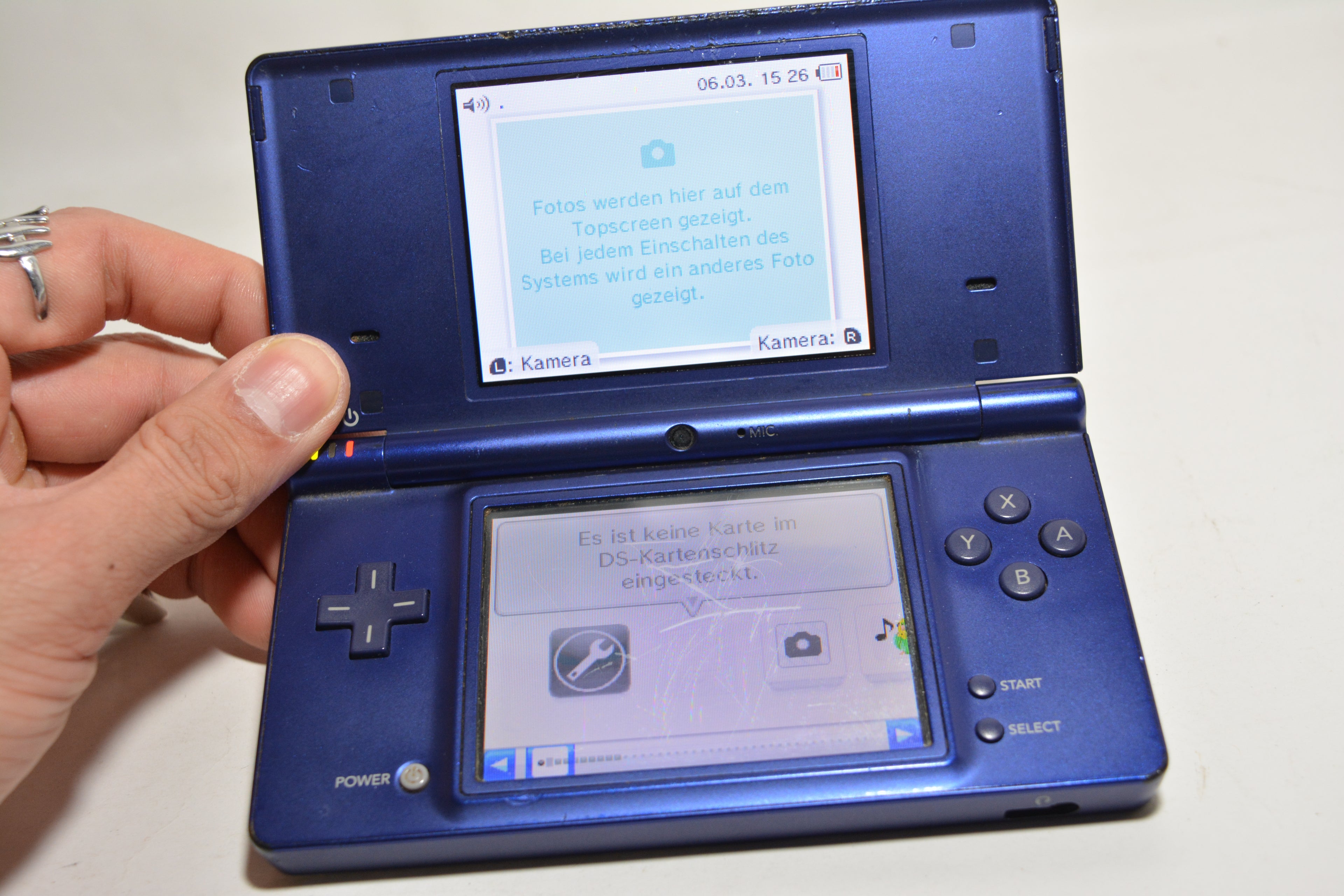 Nintendo DSi Blau