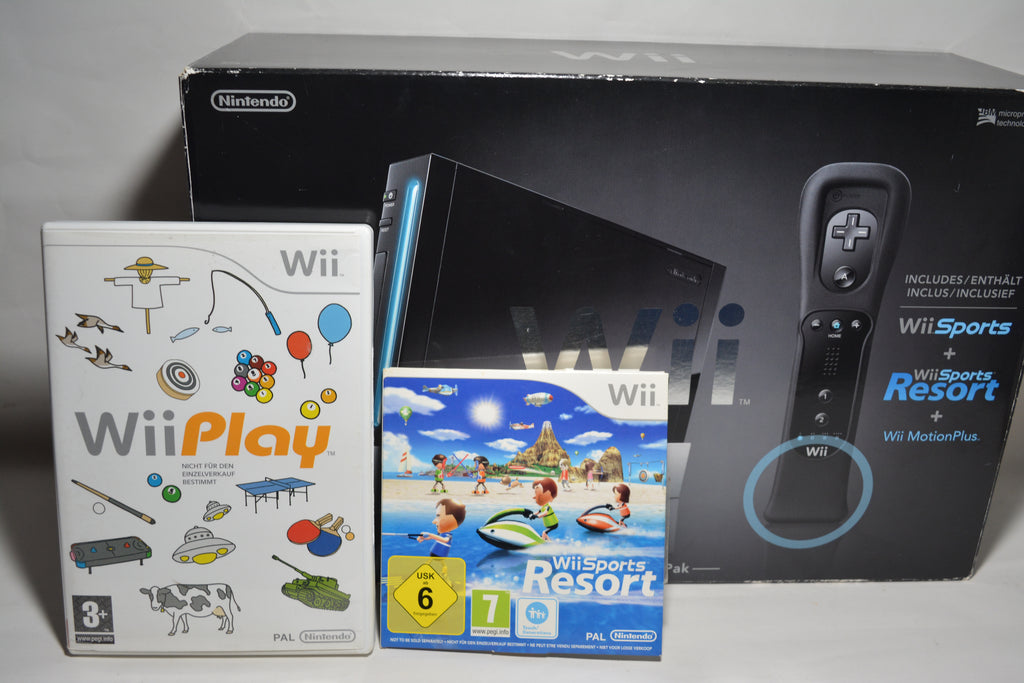 Nintendo Wii PLAY SET [3 Spiele inkl]