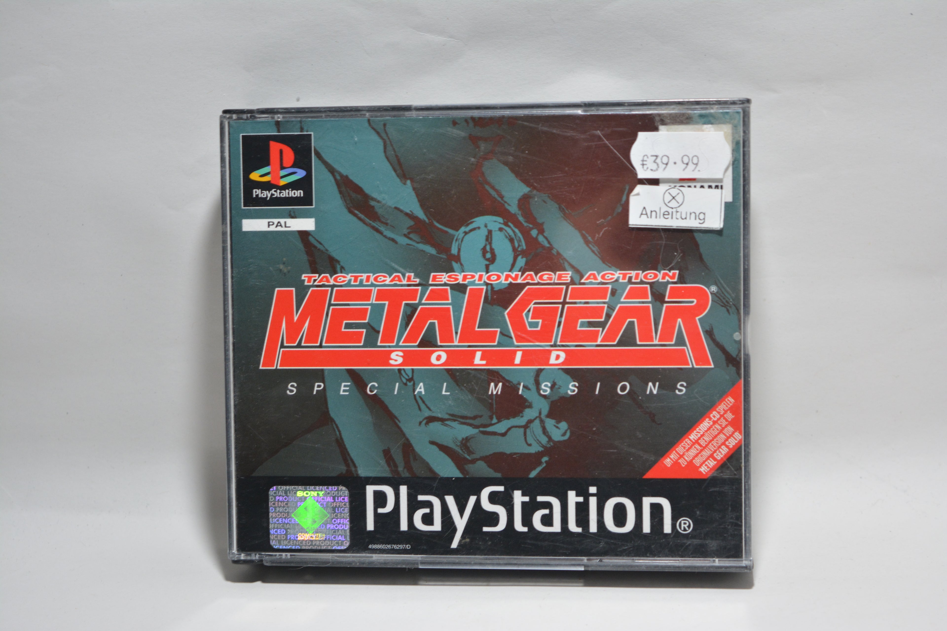 Metal Gear Solid Special Mission Tactical Espionage Action