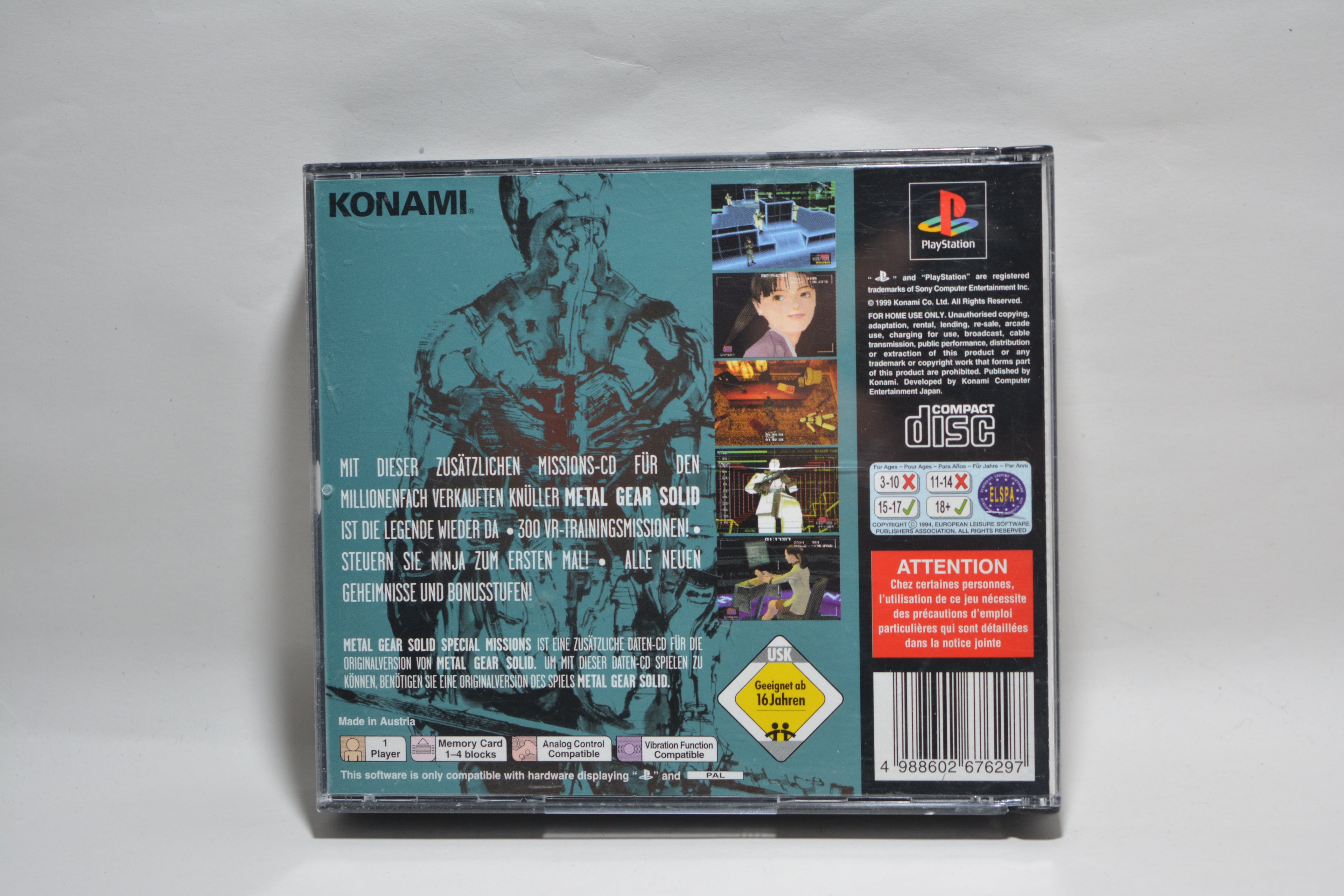 Metal Gear Solid Special Mission Tactical Espionage Action