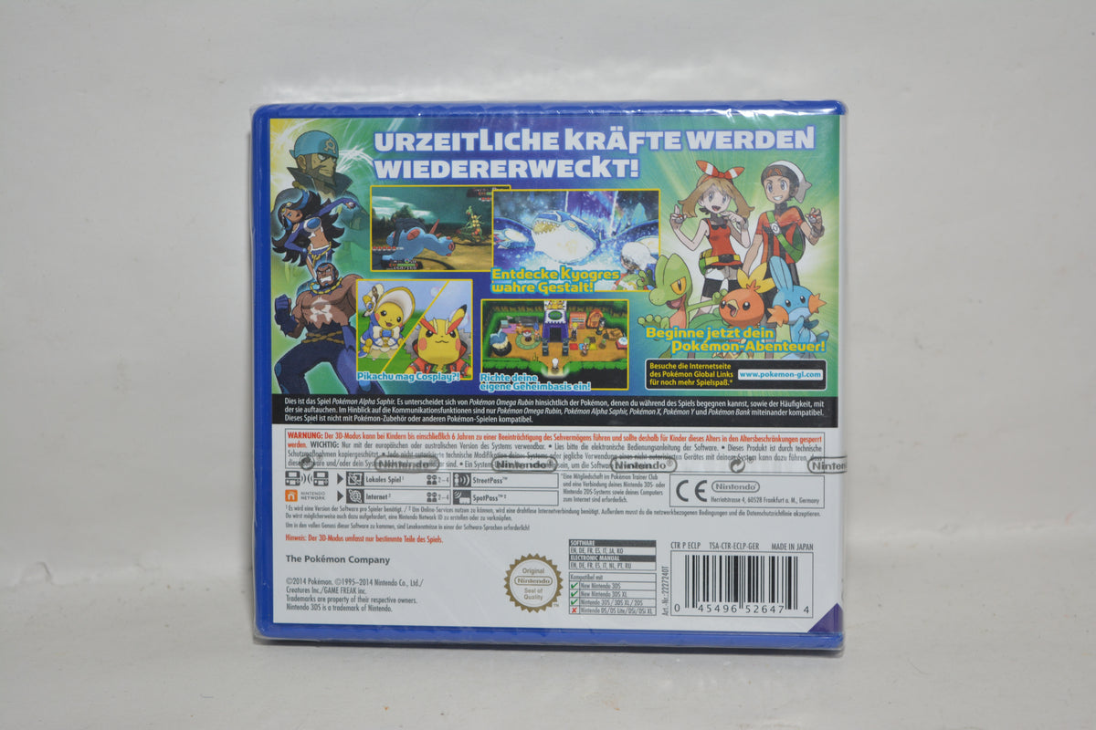 Pokémon Alpha Saphir – Sealed (Neu &amp; Fabrikneu OVP)