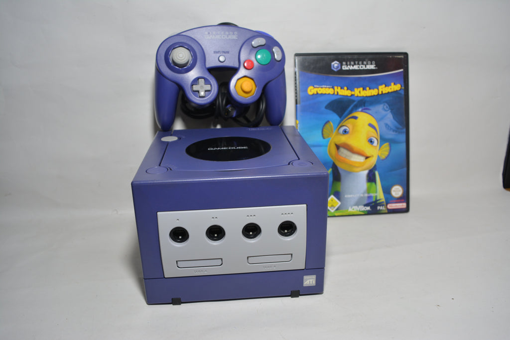 Nintendo GameCube Set – Indigo Blau inkl. Controller &amp; Spiel