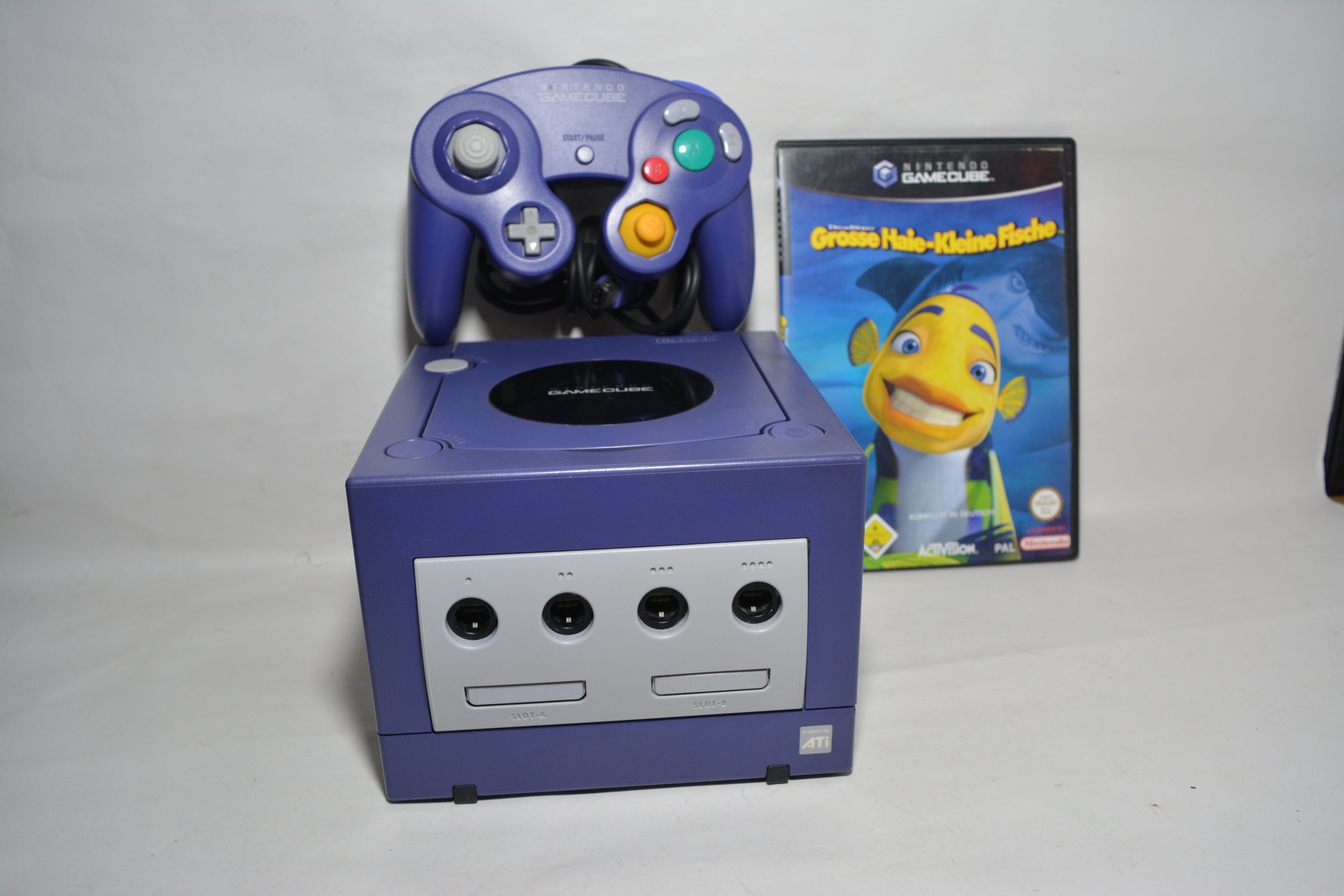 Nintendo GameCube Set – Indigo Blau inkl. Controller &amp; Spiel