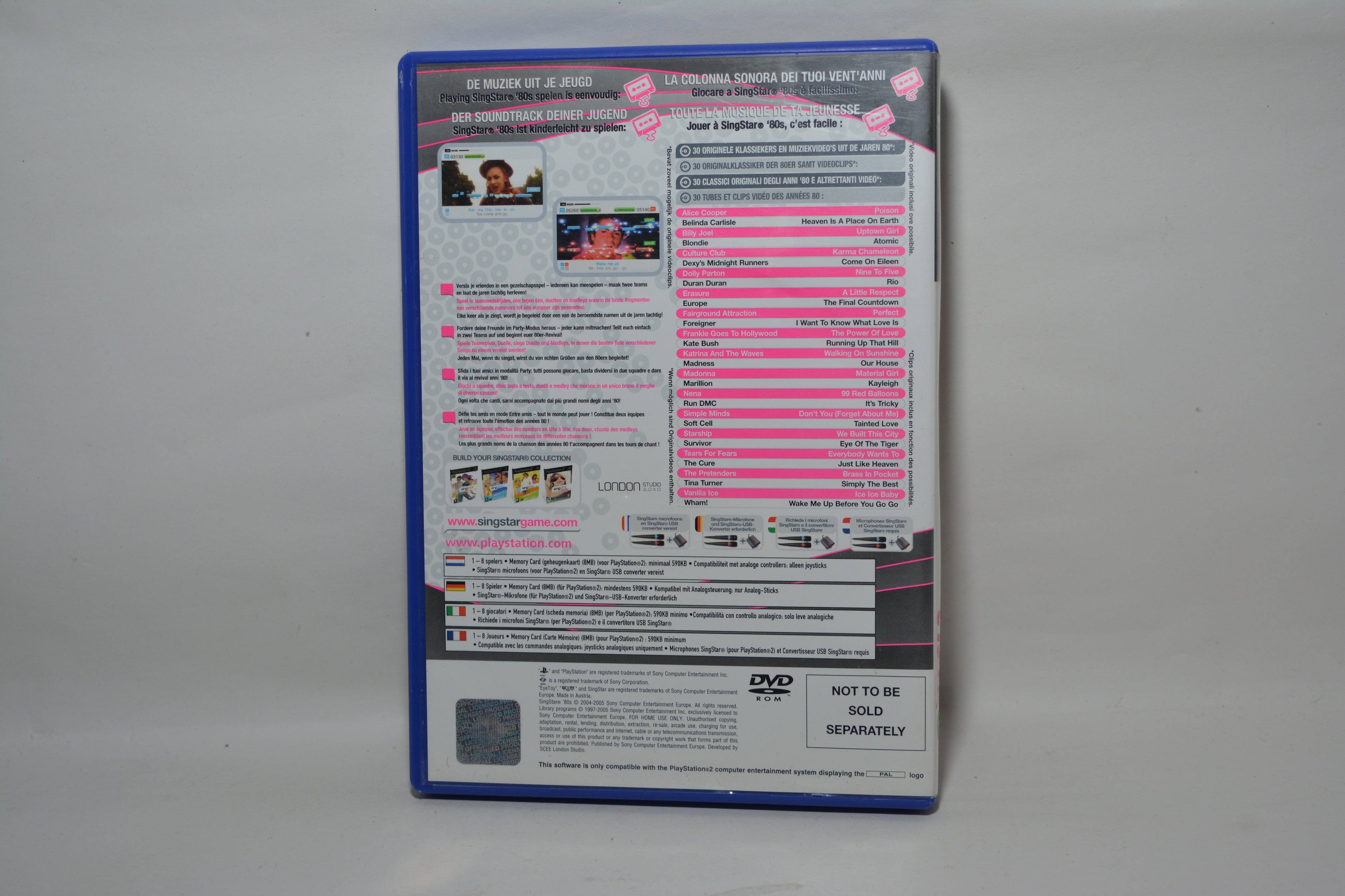 Sing Star 80s