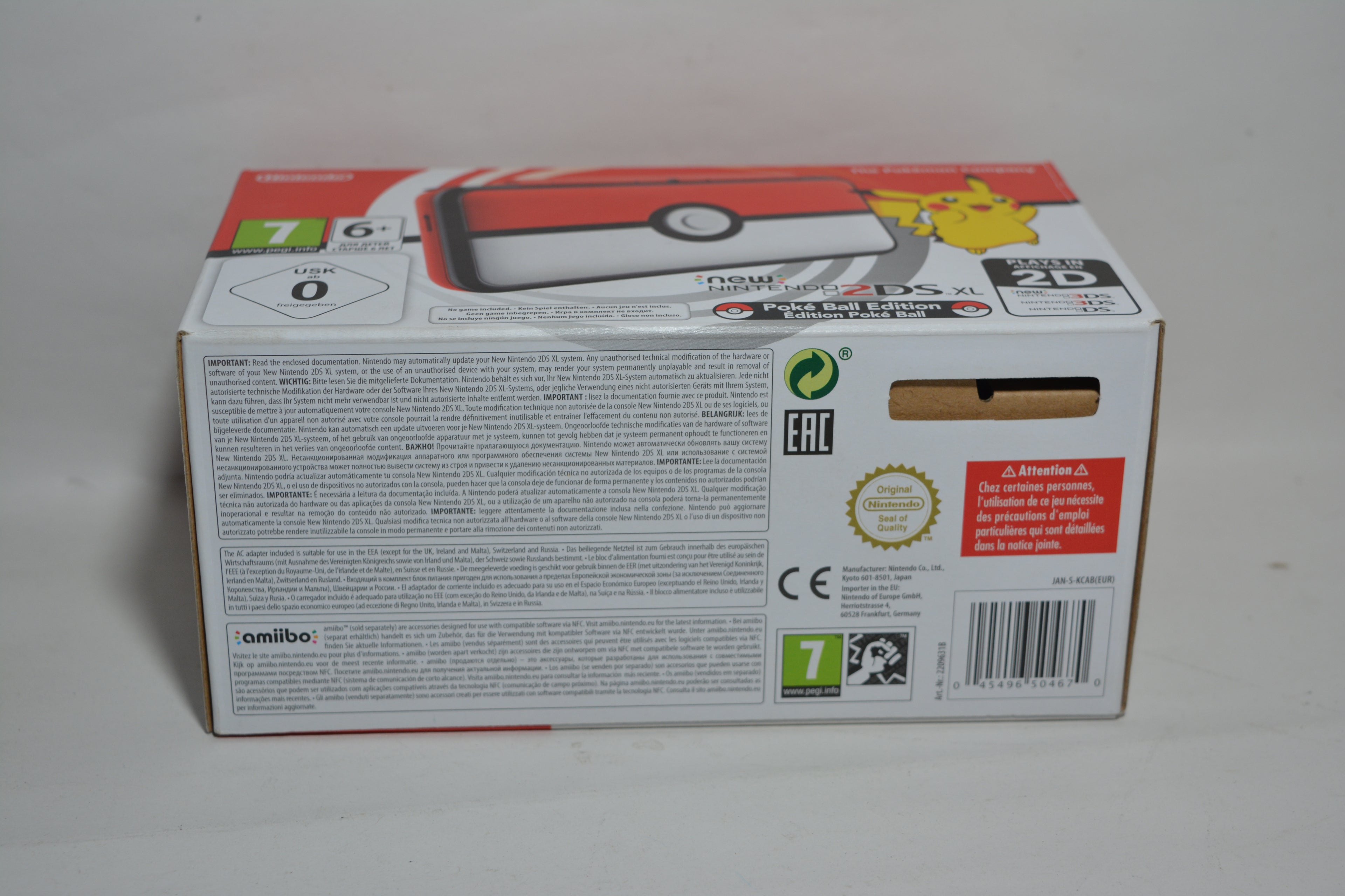 New Nintendo 2DS XL Console Pokeball Edition Pokemon - INKL. MOD 23x Spiele installiert