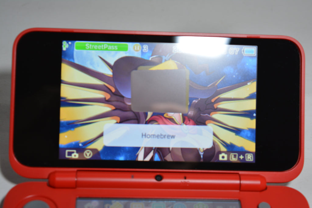 New Nintendo 2DS XL Console Pokeball Edition Pokemon - INKL. MOD 23x Spiele installiert