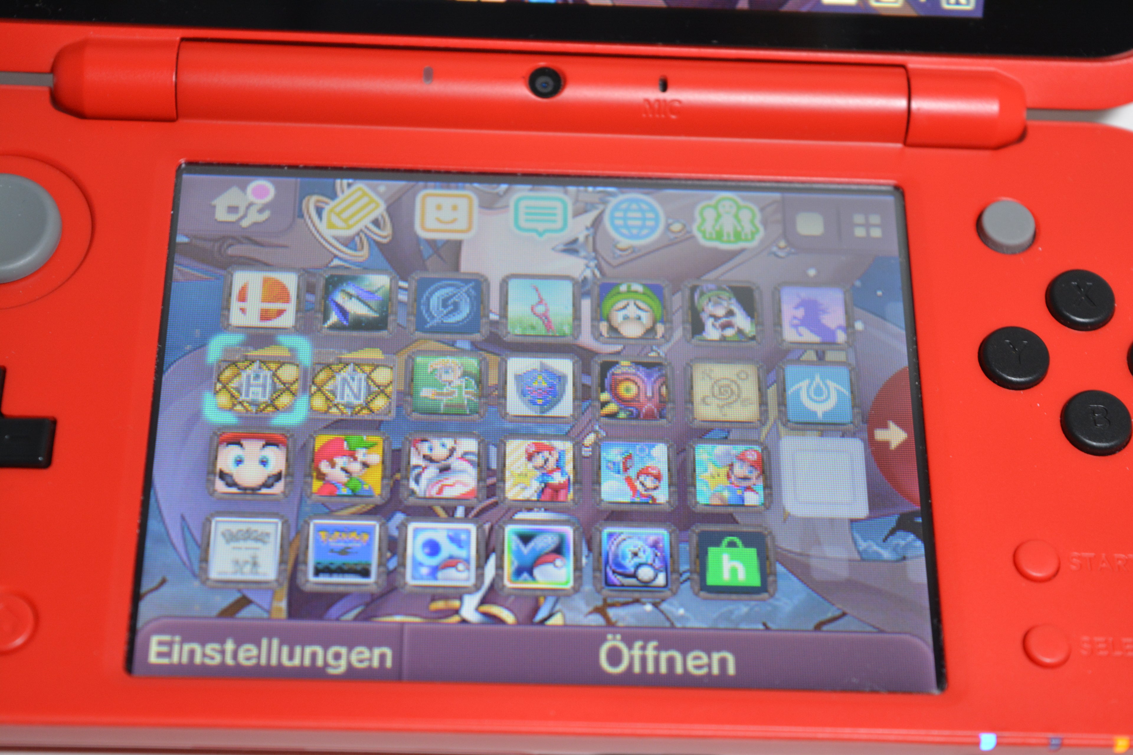 New Nintendo 2DS XL Console Pokeball Edition Pokemon - INKL. MOD 23x Spiele installiert