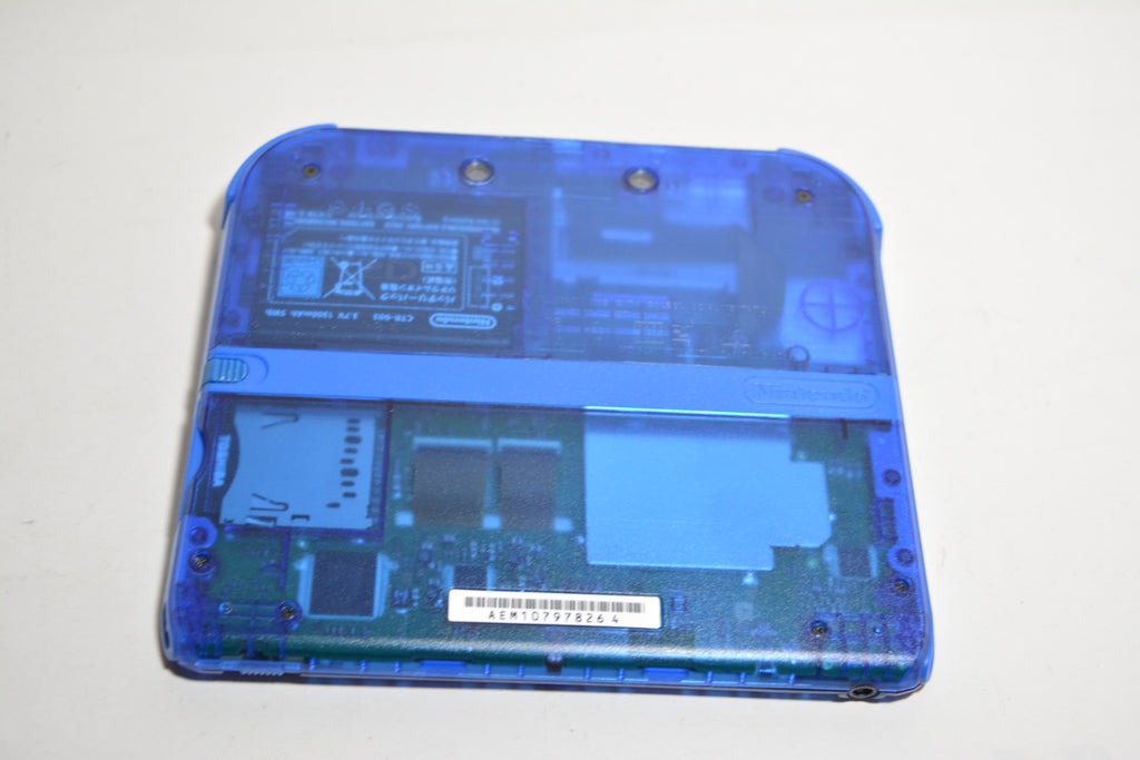 Nintendo 2DS Transparent Blue - Pokemon Alpha Sapphire Edition